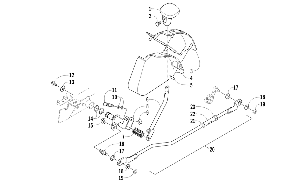 Shift lever assembly