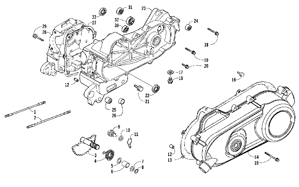 Crankcase assembly