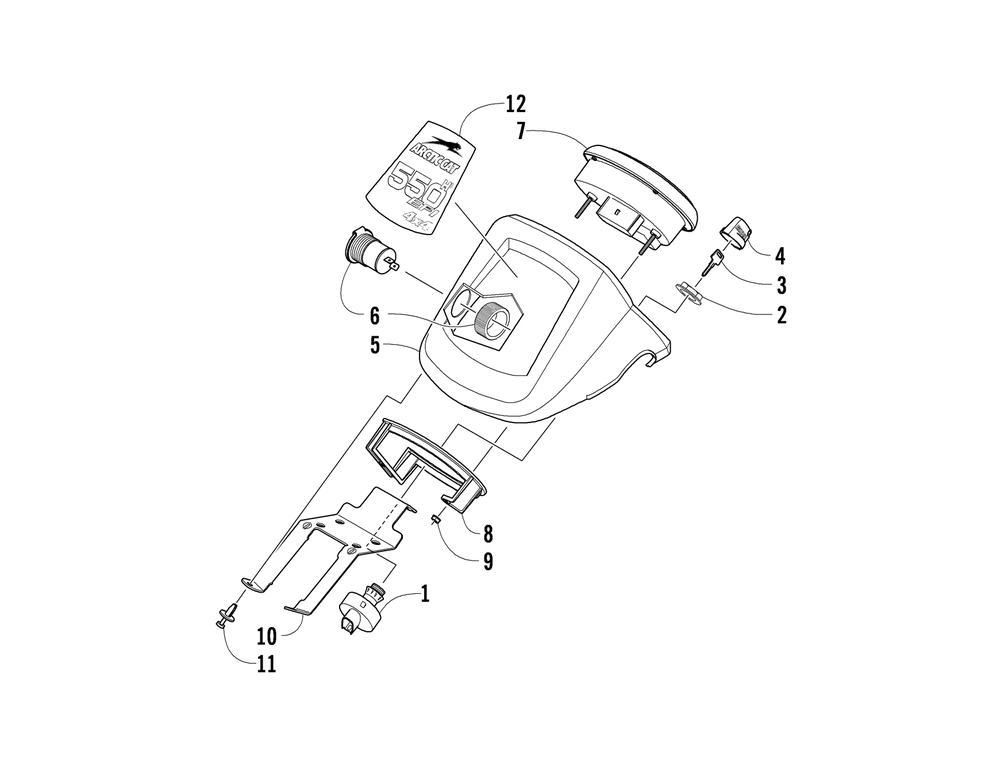 Instrument pod assembly