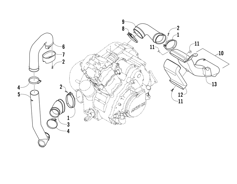 Case_belt cooling assembly