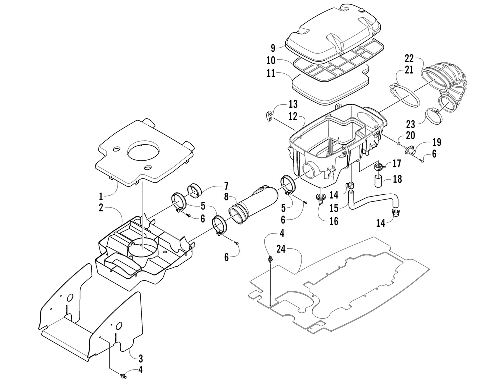 Air intake assembly