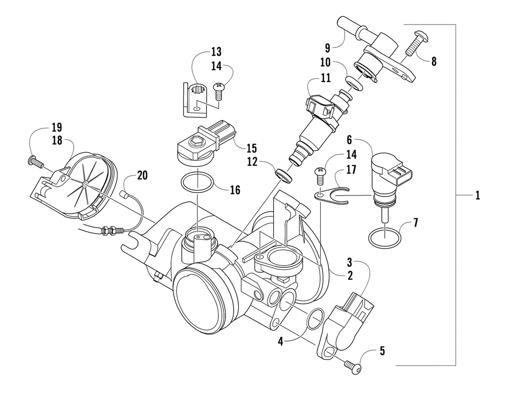 Throttle body assembly