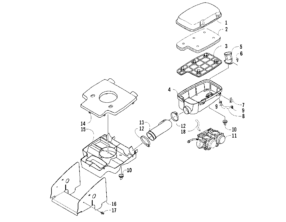 Air intake assembly