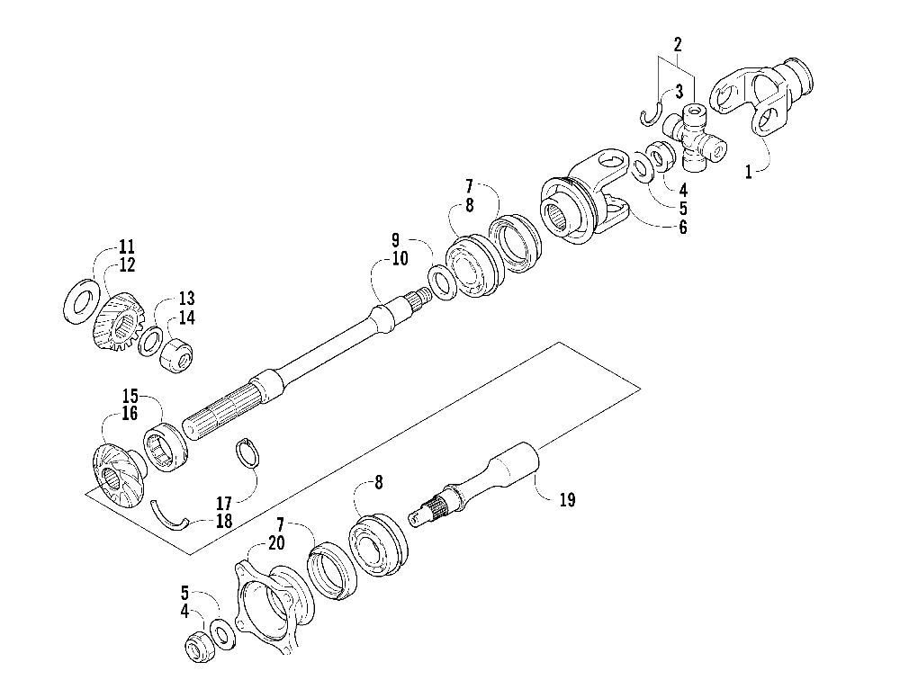 Secondary drive assembly