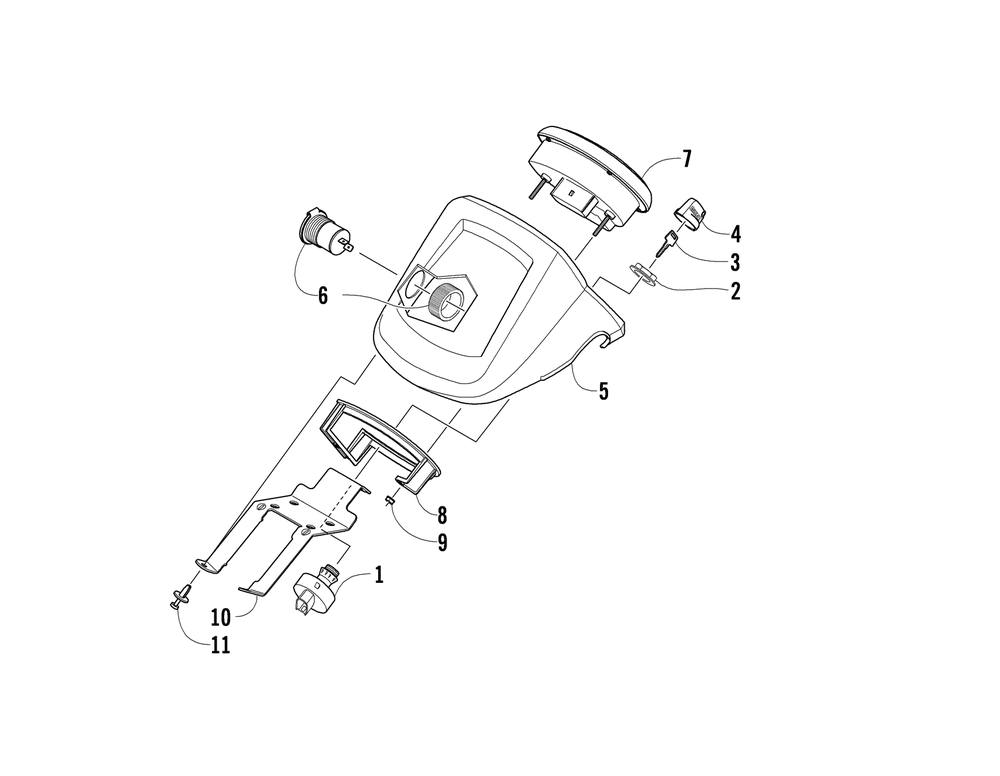 Instrument pod assembly