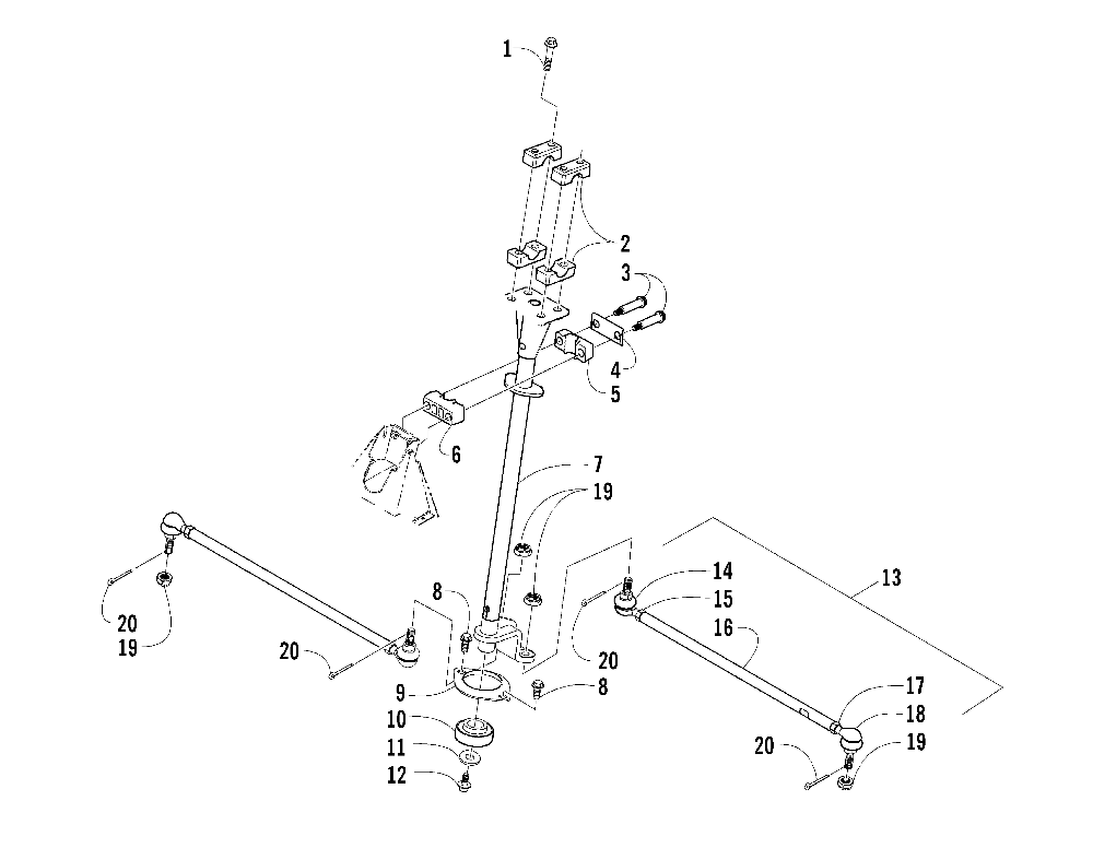 Steering post assembly