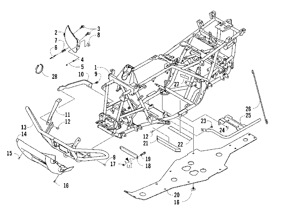 Frame and related parts