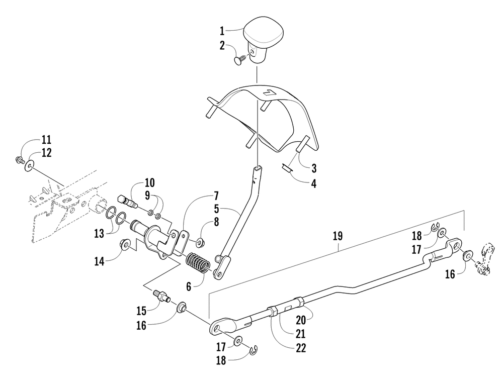 Shift lever assembly