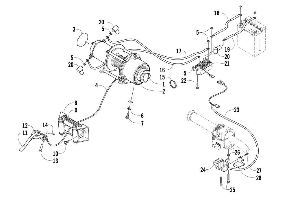 Winch assembly (4eusm)