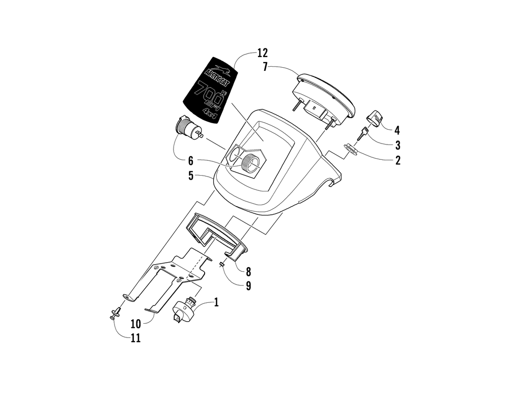 Instrument pod assembly