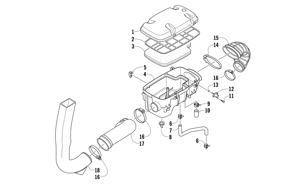 Air intake assembly