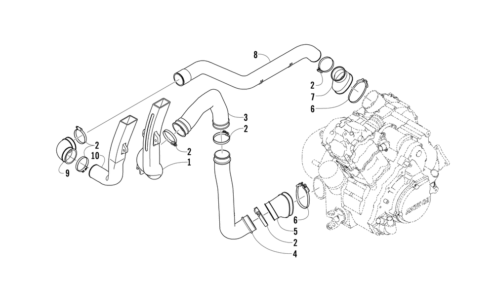 Case_belt cooling assembly