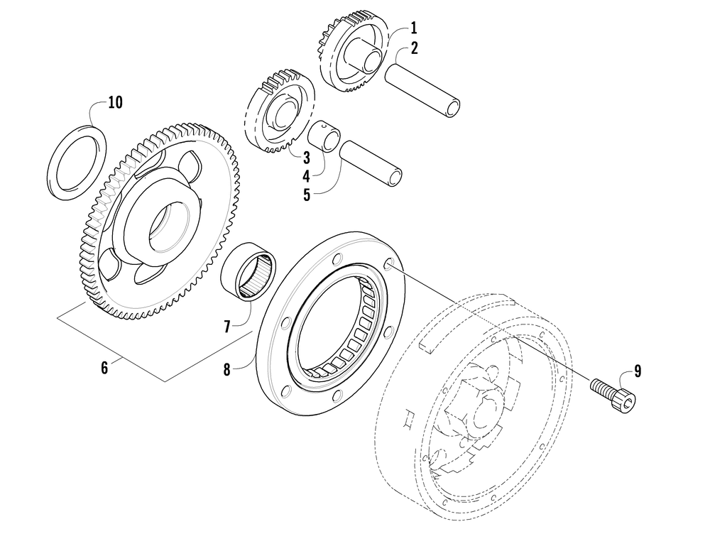 Starter clutch assembly