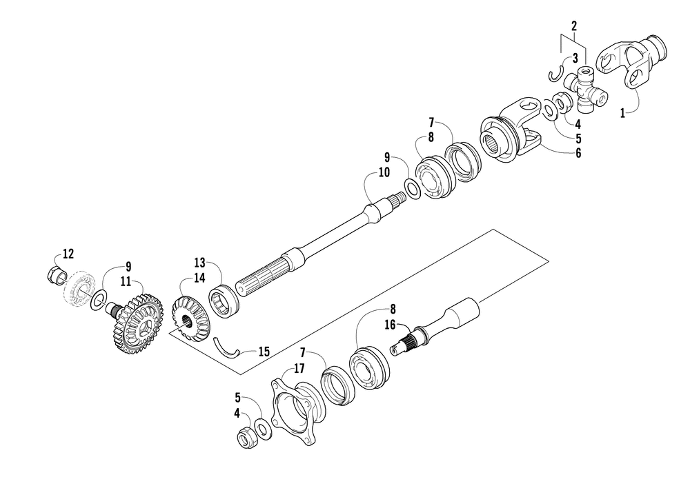 Secondary drive assembly