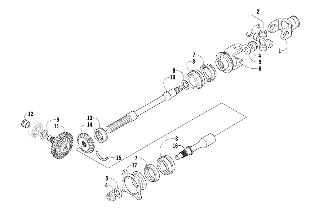 Secondary drive assembly