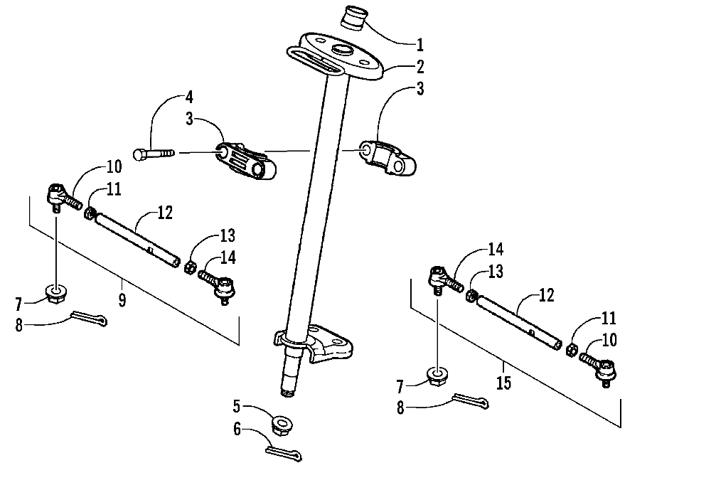 Steering post assembly