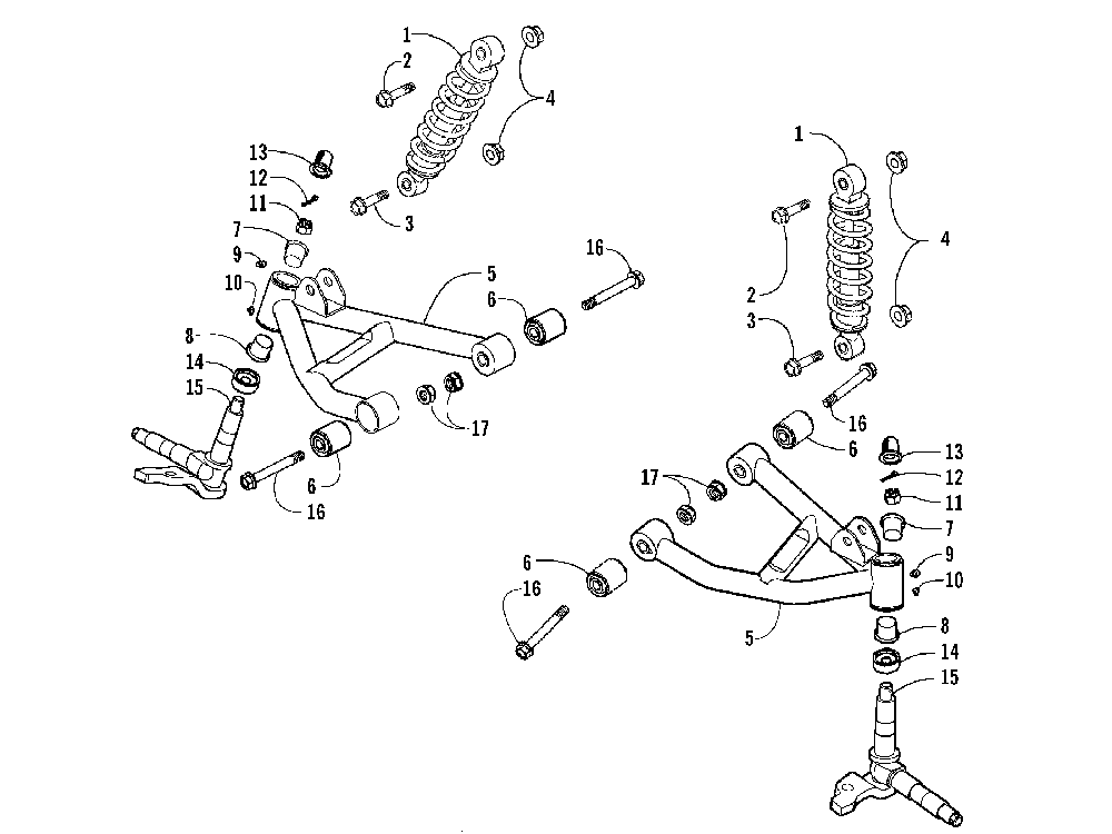 Front suspension assembly