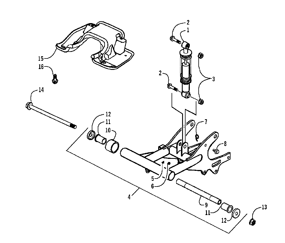 Rear suspension assembly