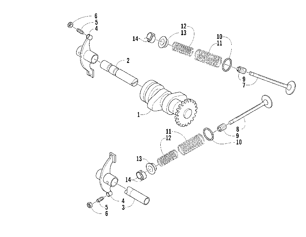 Camshaft_valve assembly