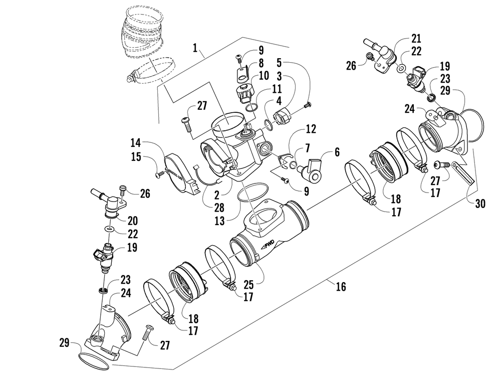 Throttle body assembly