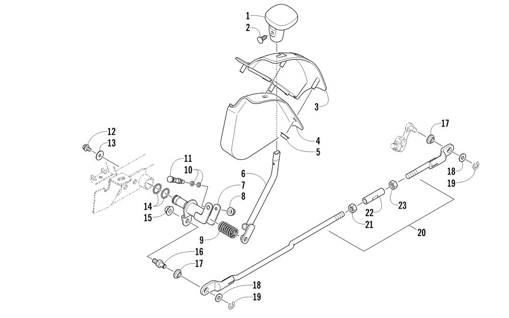 Shift lever assembly