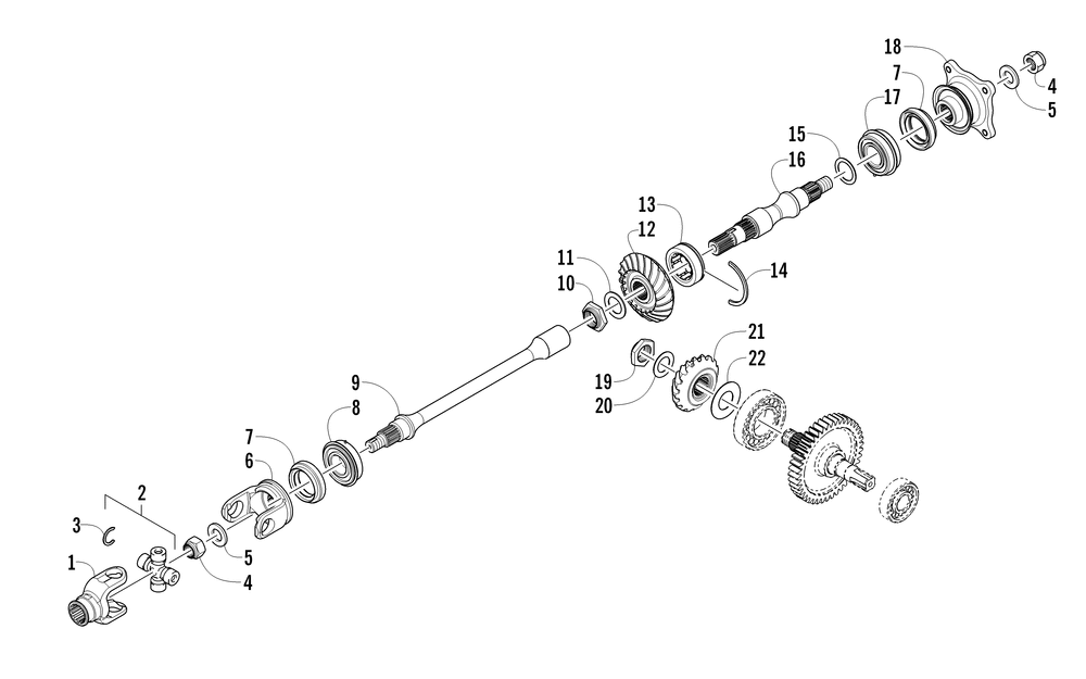 Secondary drive assembly