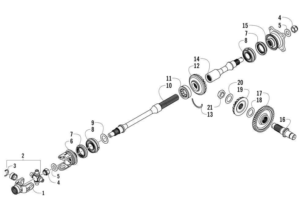 Secondary drive assembly