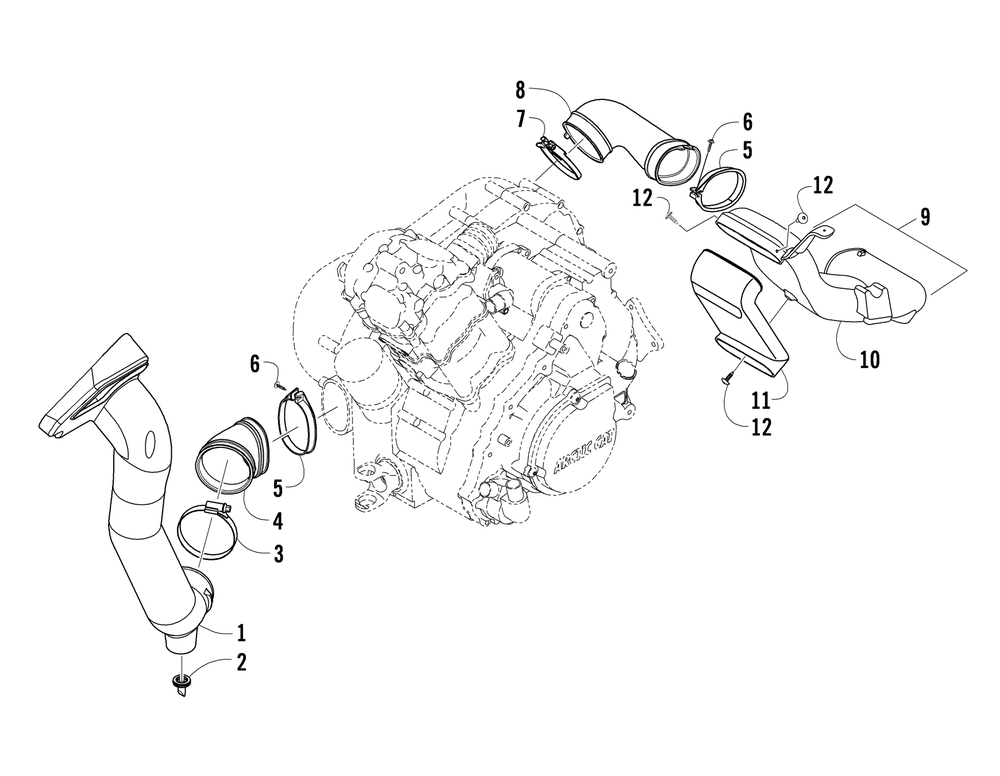 Case_belt cooling assembly