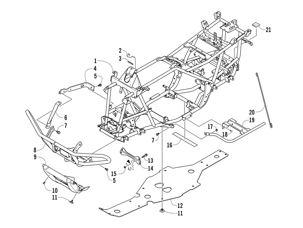 Frame and related parts