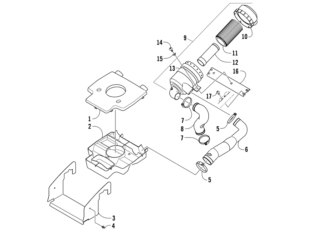 Air intake assembly