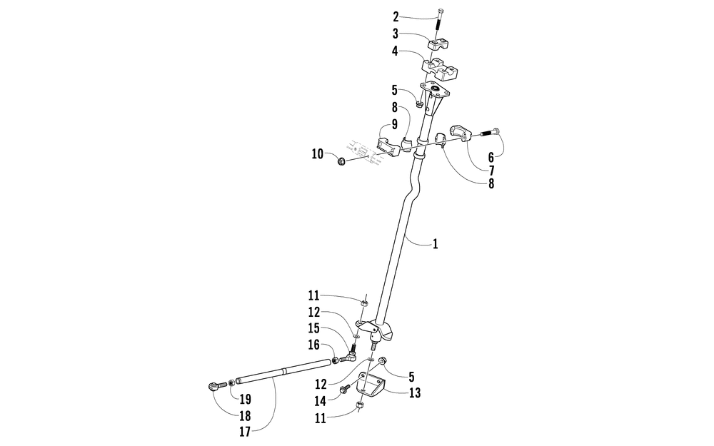 Steering post assembly