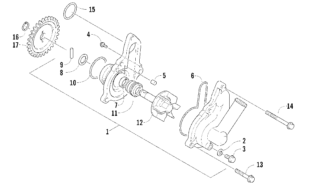 Water pump assembly