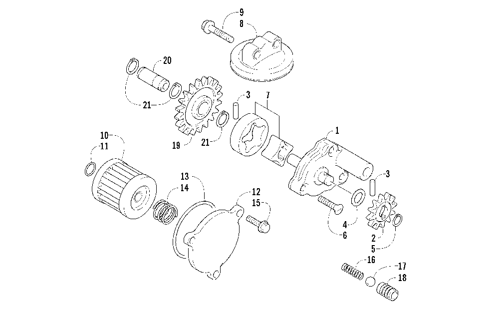 Oil pump assembly