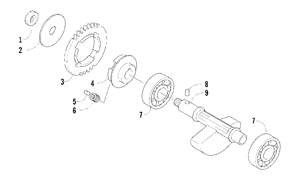 Crank balancer assembly