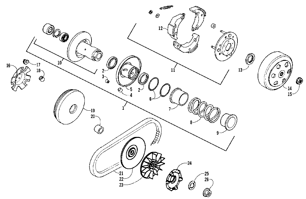 Clutch assemblies