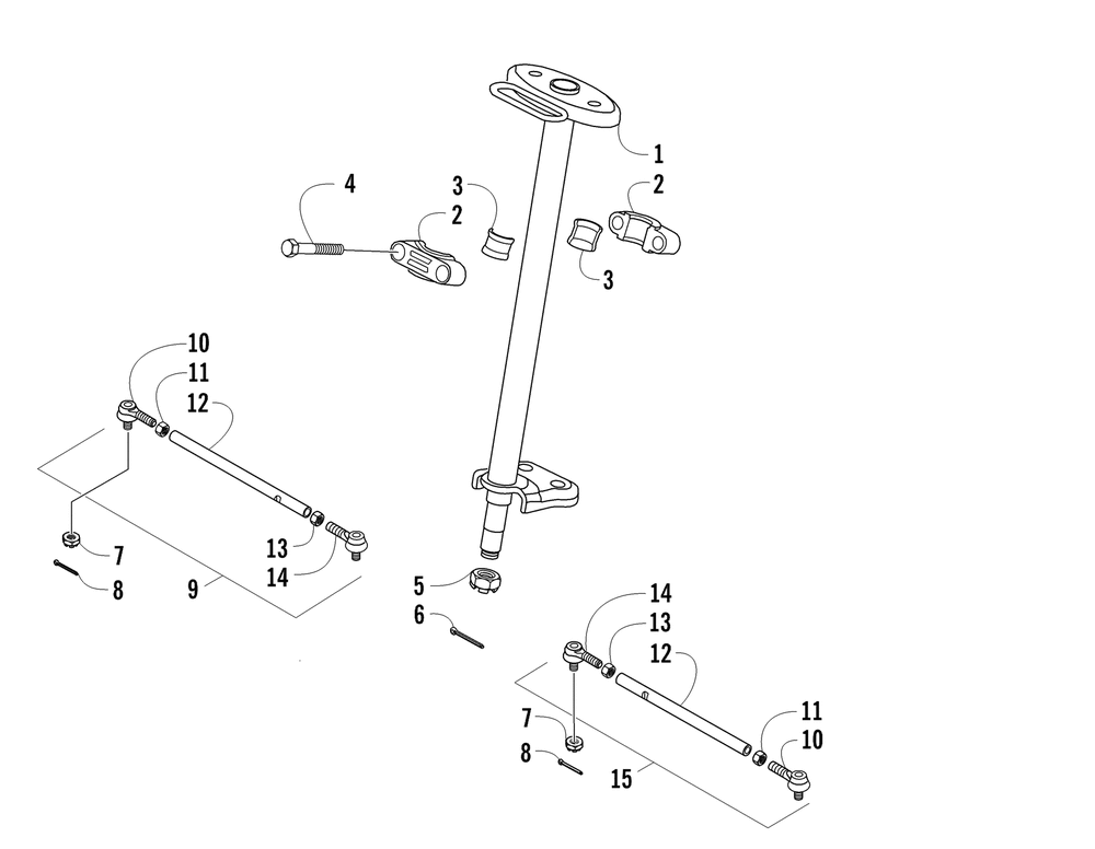 Steering post assembly