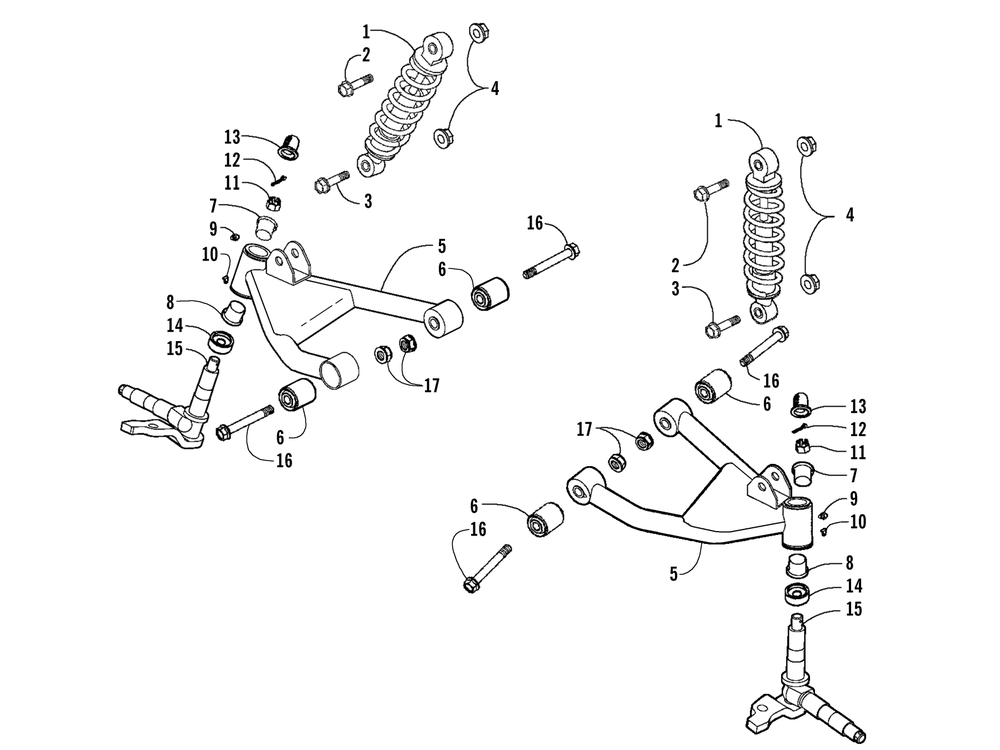 Front suspension assembly