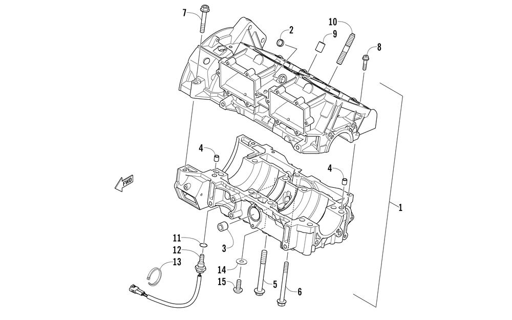 Crankcase assembly