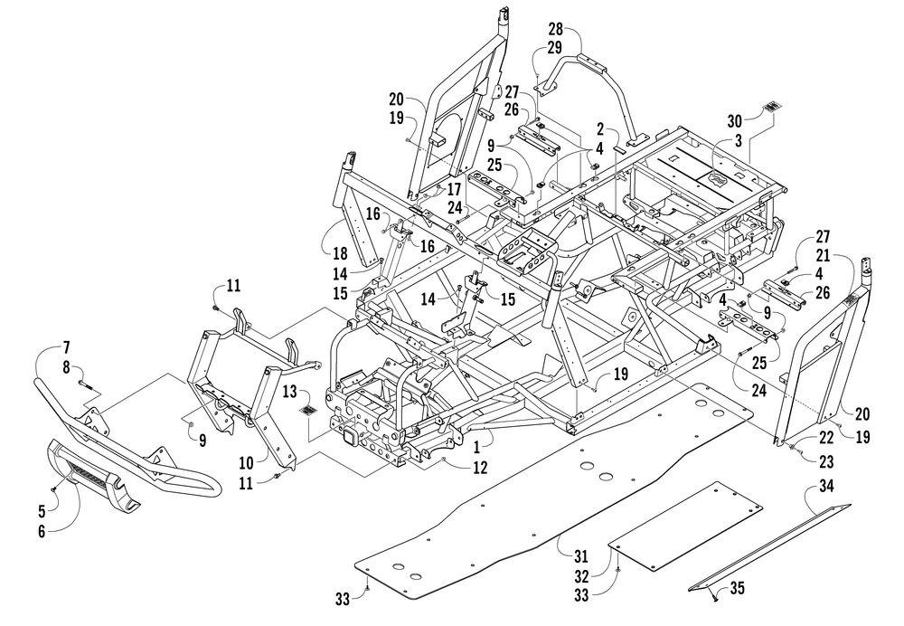 Frame and related parts