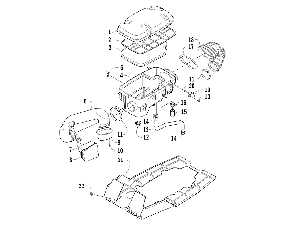 Air intake assembly