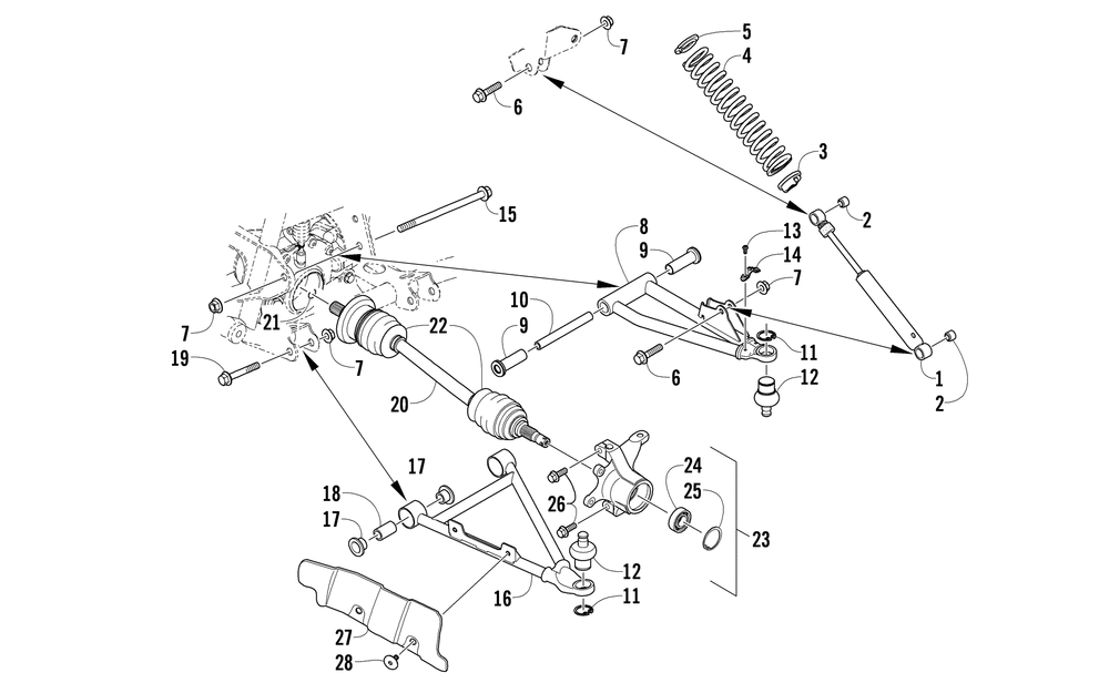 Front suspension assembly