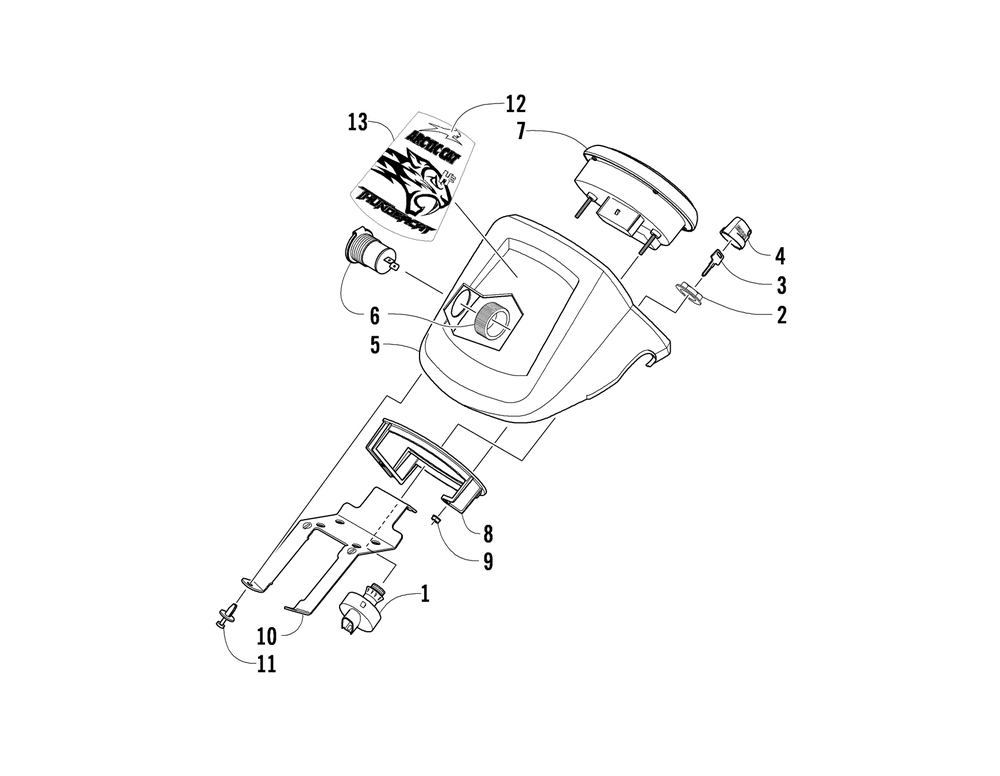 Instrument pod assembly