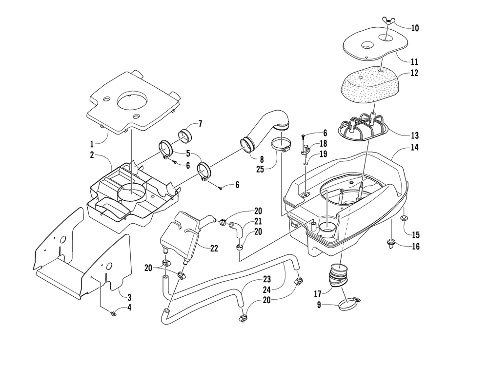 Air intake assembly