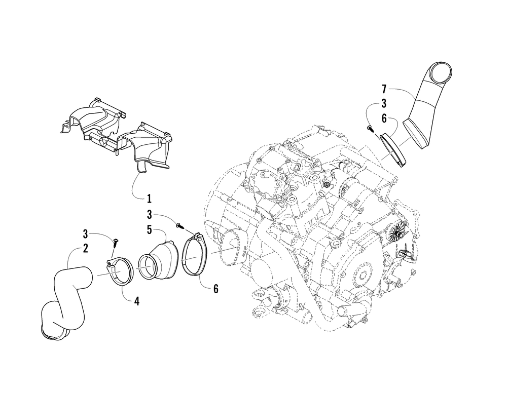 Case_belt cooling assembly