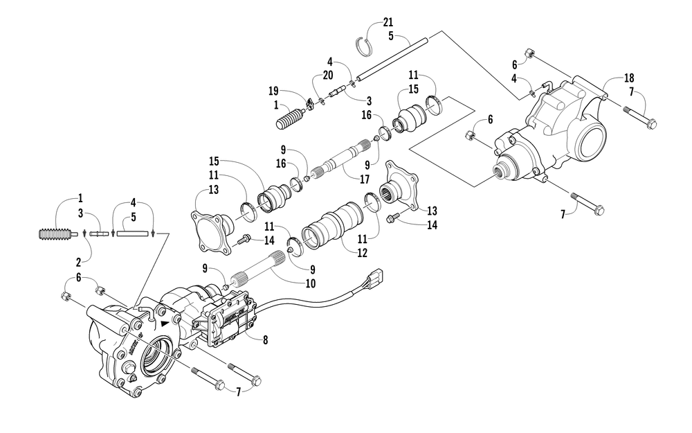 Drive train assembly