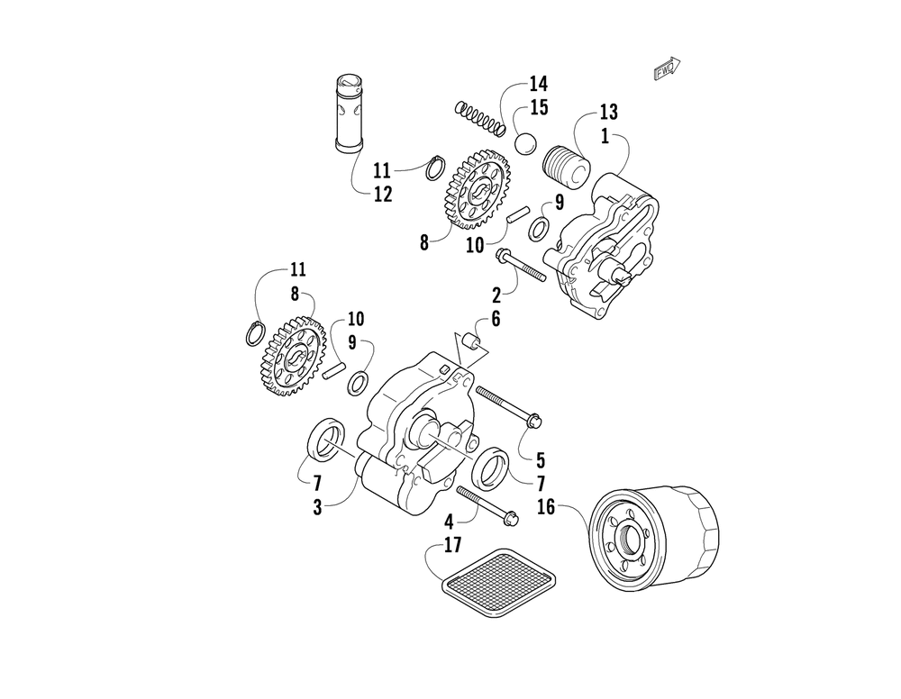Oil pump assembly