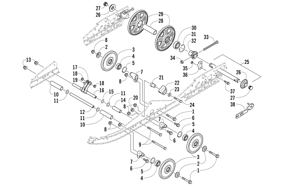 Idler wheel assembly (ccusg_ccosg)
