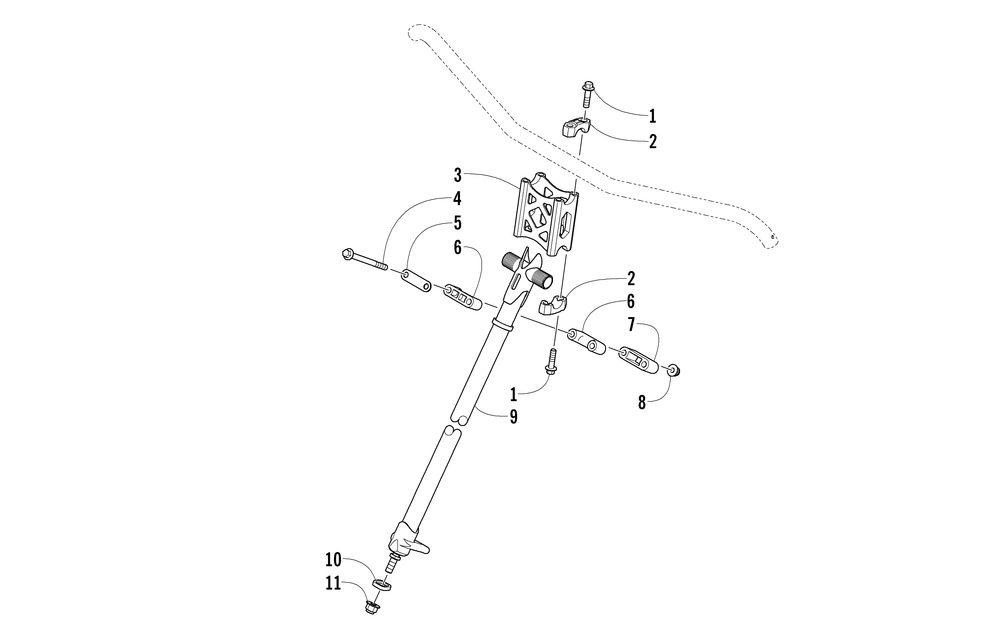 Steering post assembly