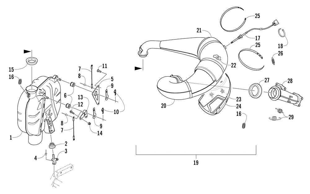 Exhaust assembly