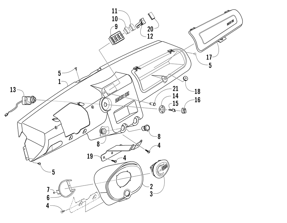 Dash assembly